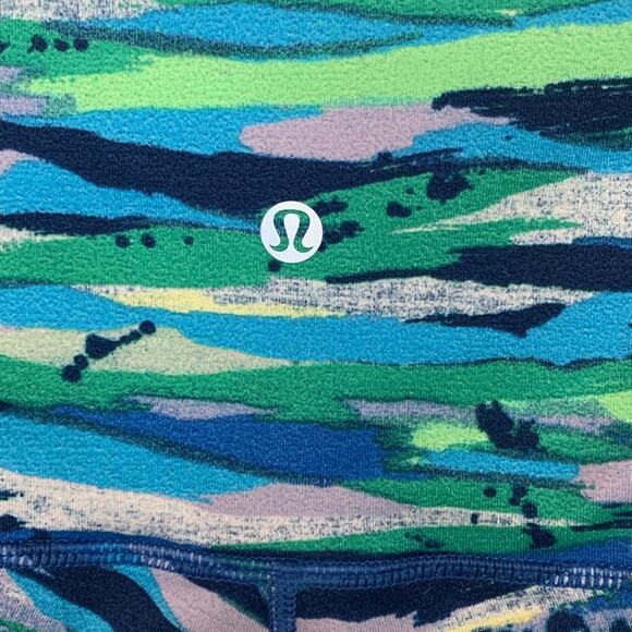 Lululemon size 6 wunder under hi rise seven wonders multi full length leggings - Picture 6 of 7